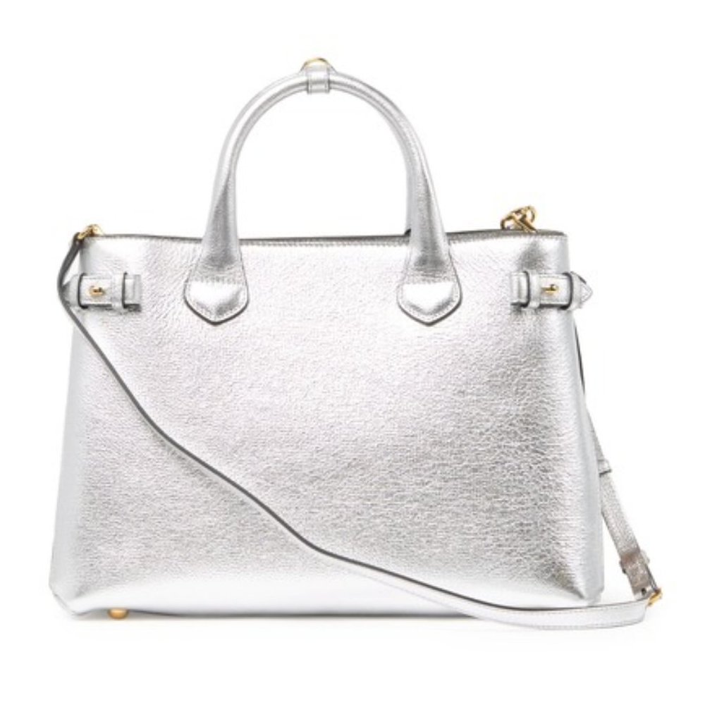 Burberry Silver Tote Bag - Picture 4 of 11